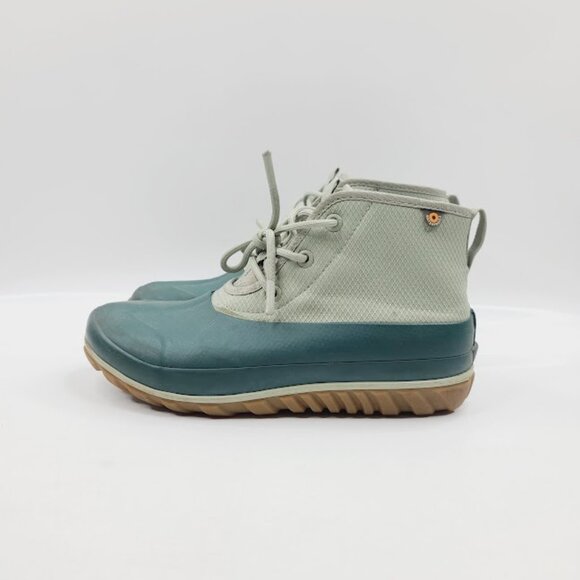 Bogs Women's Green Classic Casual Nylon 72646-333 Ankle Rubber Rain Boot Sz 9 - Picture 2 of 8